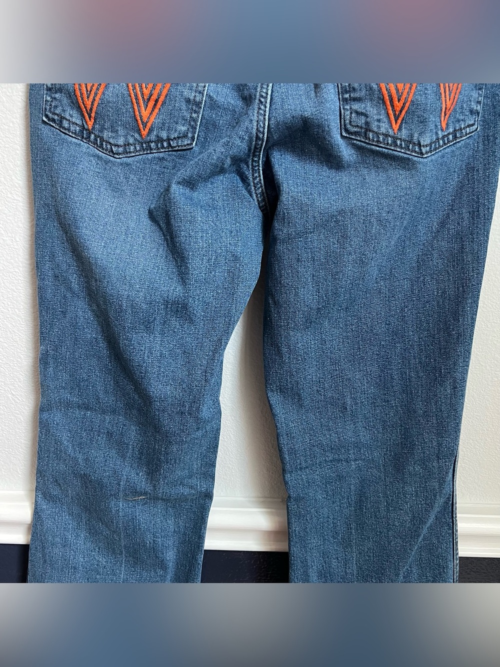 Wrangler x Whataburger Collab Limited Edition Blue Jeans Flare Style - Picture 11 of 14